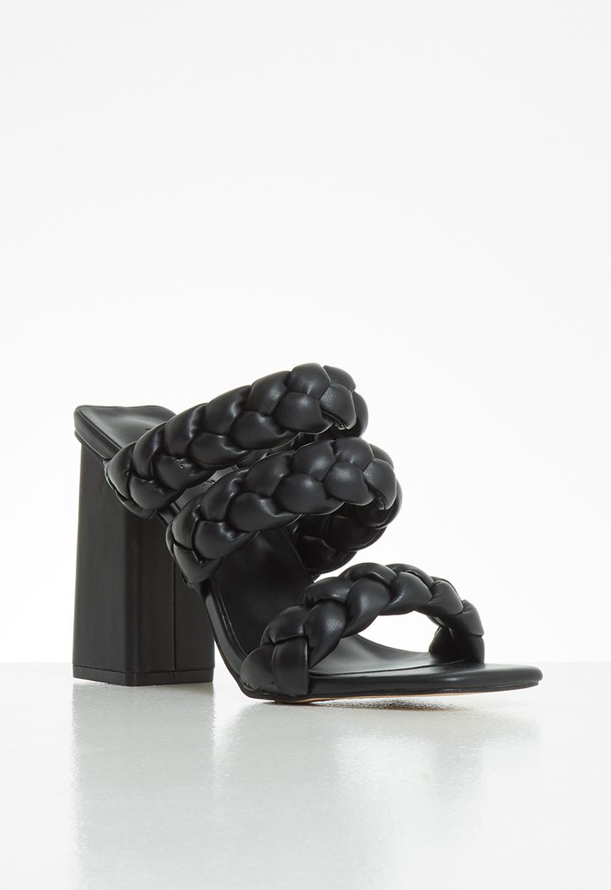 Z_Code_Z - Tasha woven mule heel - black