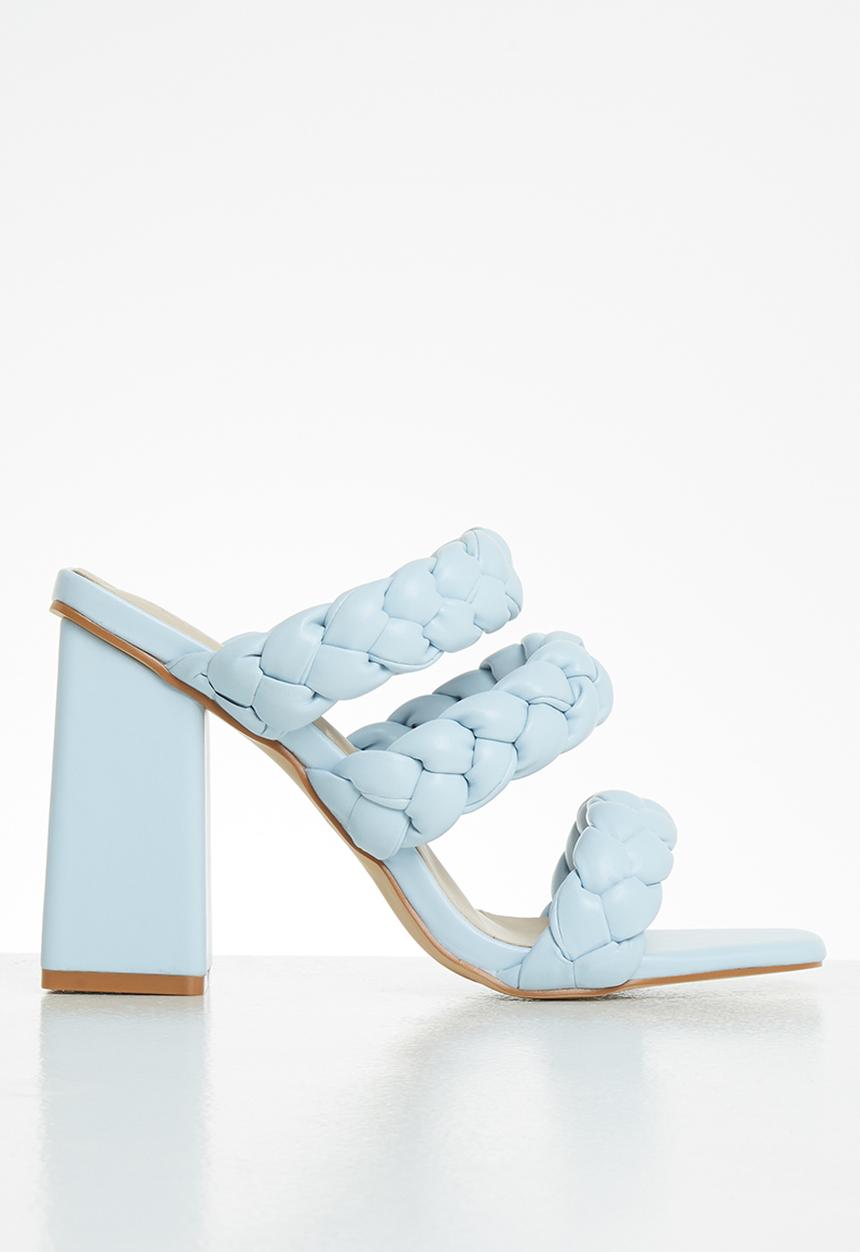 Z_Code_Z - Tasha woven mule heel - light blue