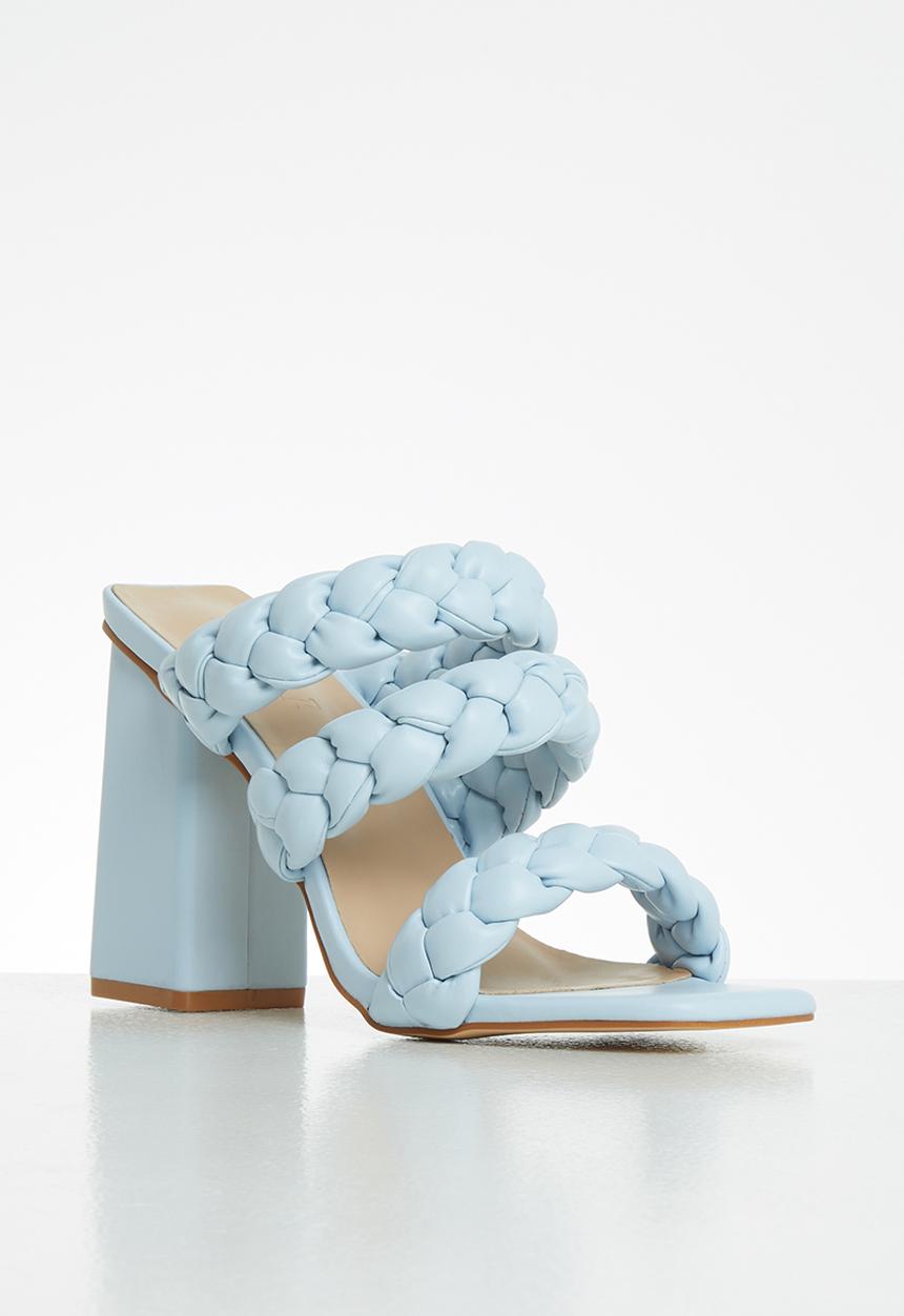 Z_Code_Z - Tasha woven mule heel - light blue
