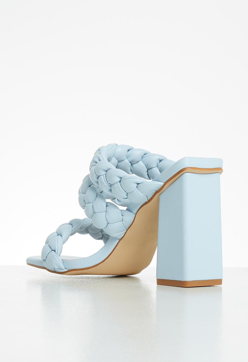 Z_Code_Z - Tasha woven mule heel - light blue
