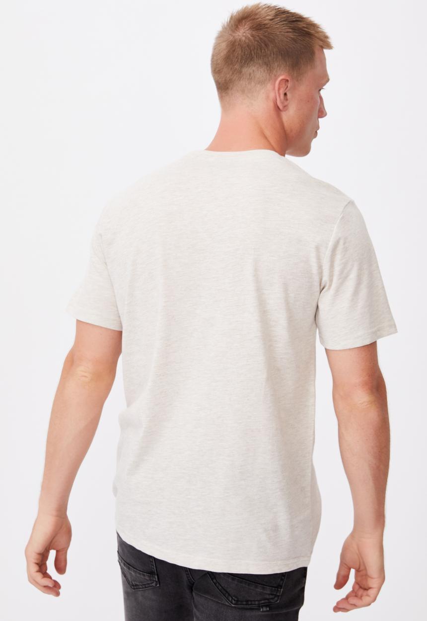 Cotton On - Tbar text T-shirt - neutral 