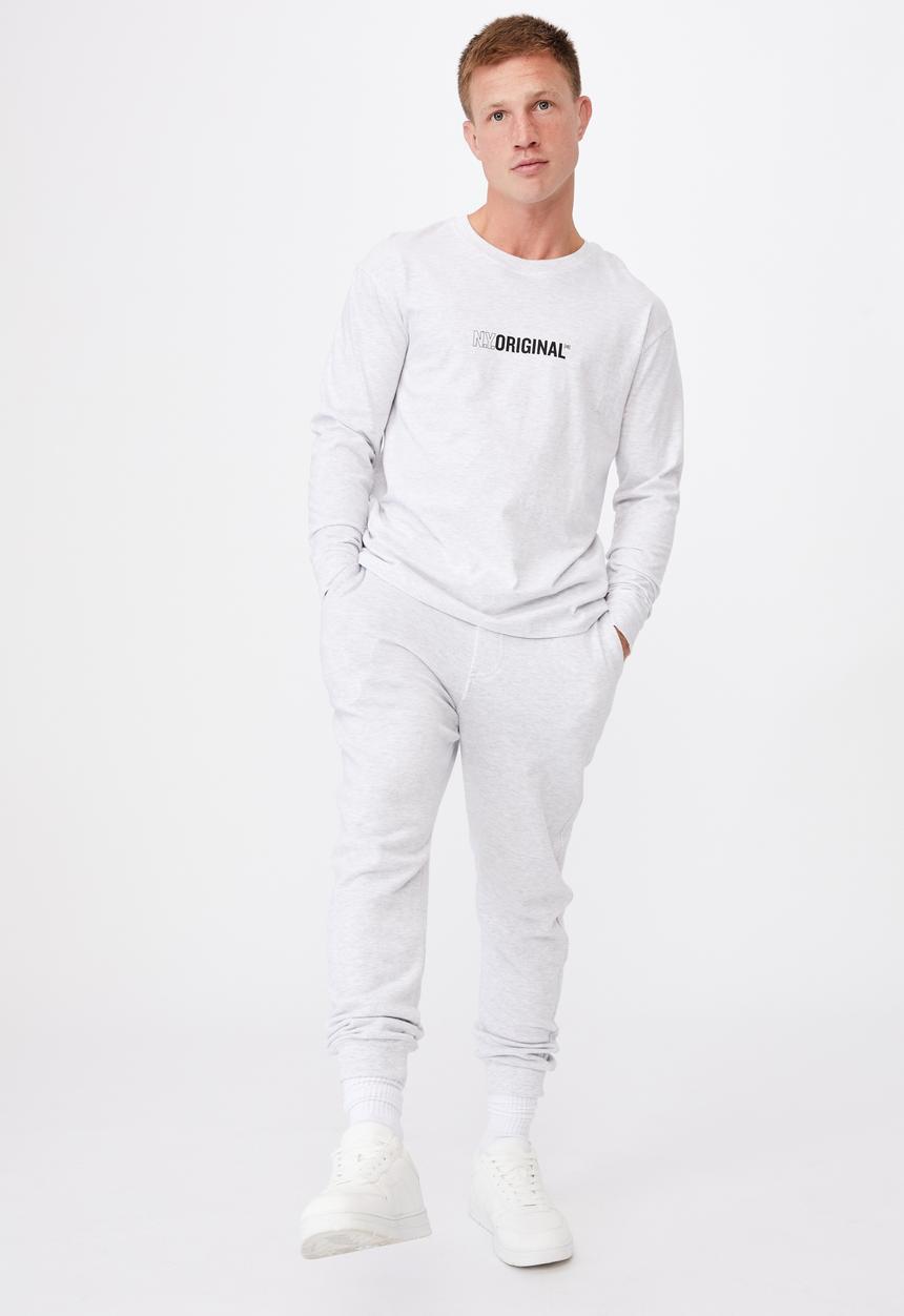 Cotton On - Tbar long sleeve T-shirt - white 