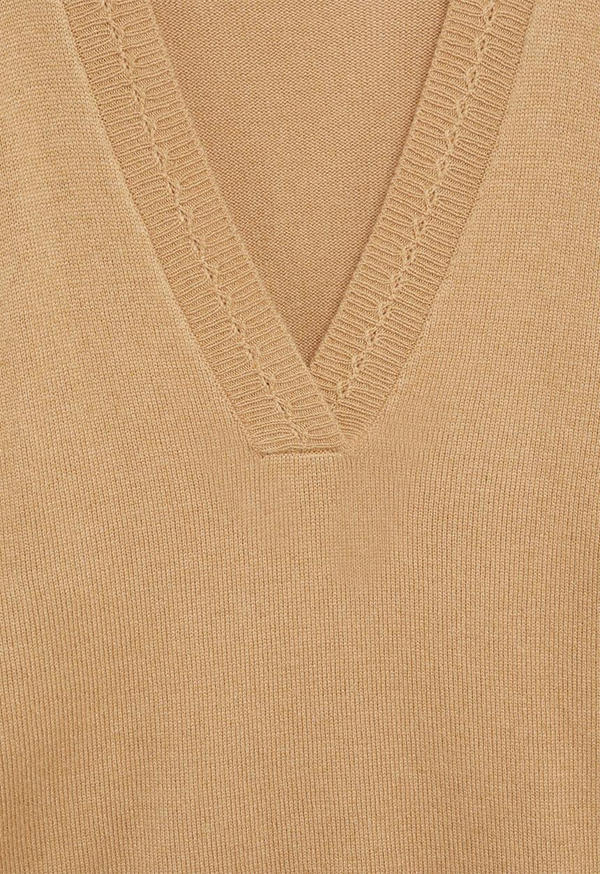 Violeta by Mango - Plus Sweater massine - medium brown