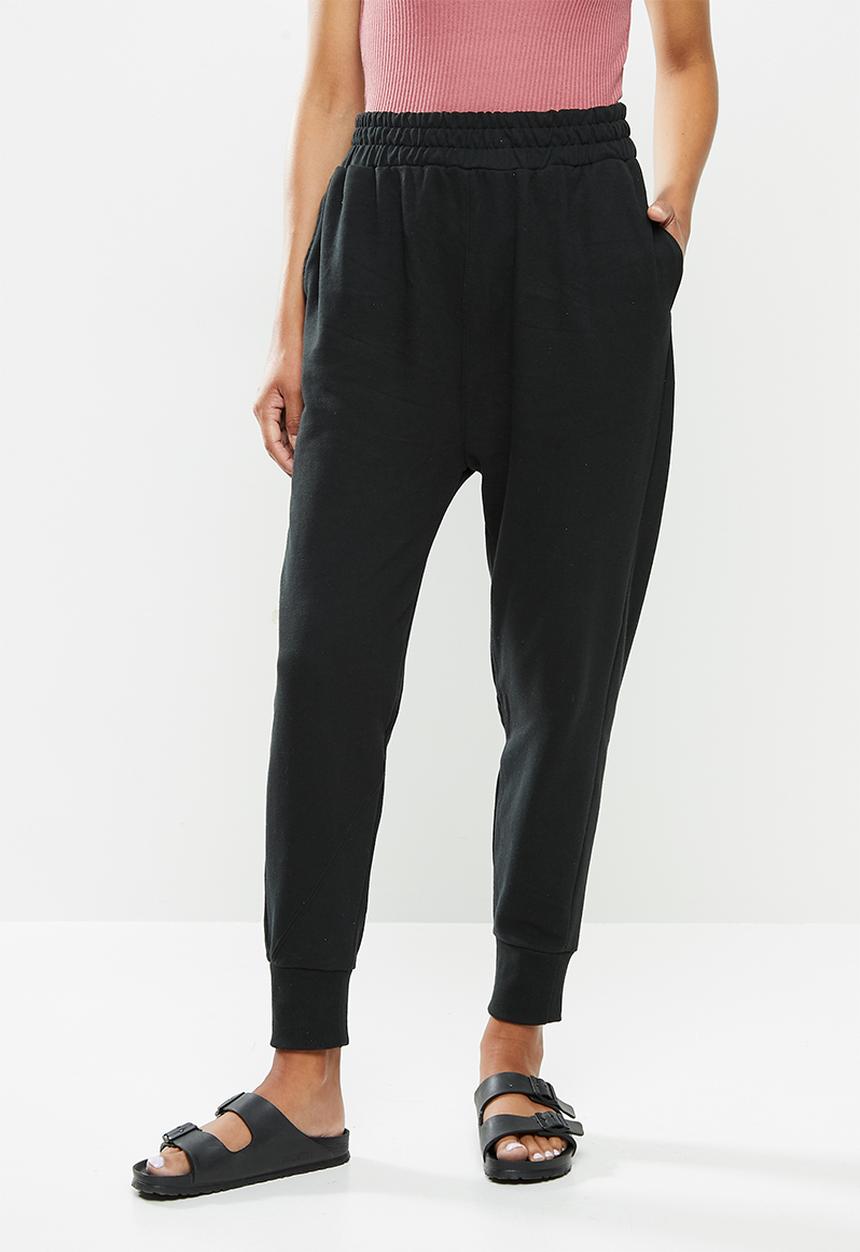 Cotton On - Super relaxed trackpant - washed black