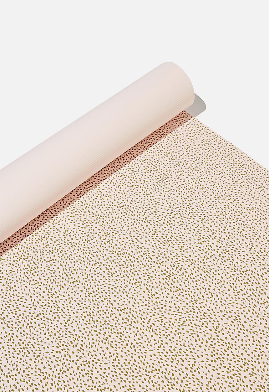 Cotton On - Printed yoga mat - pretty pink speckle