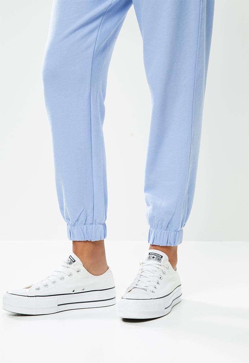 Cotton On - High waist track pants -  blue