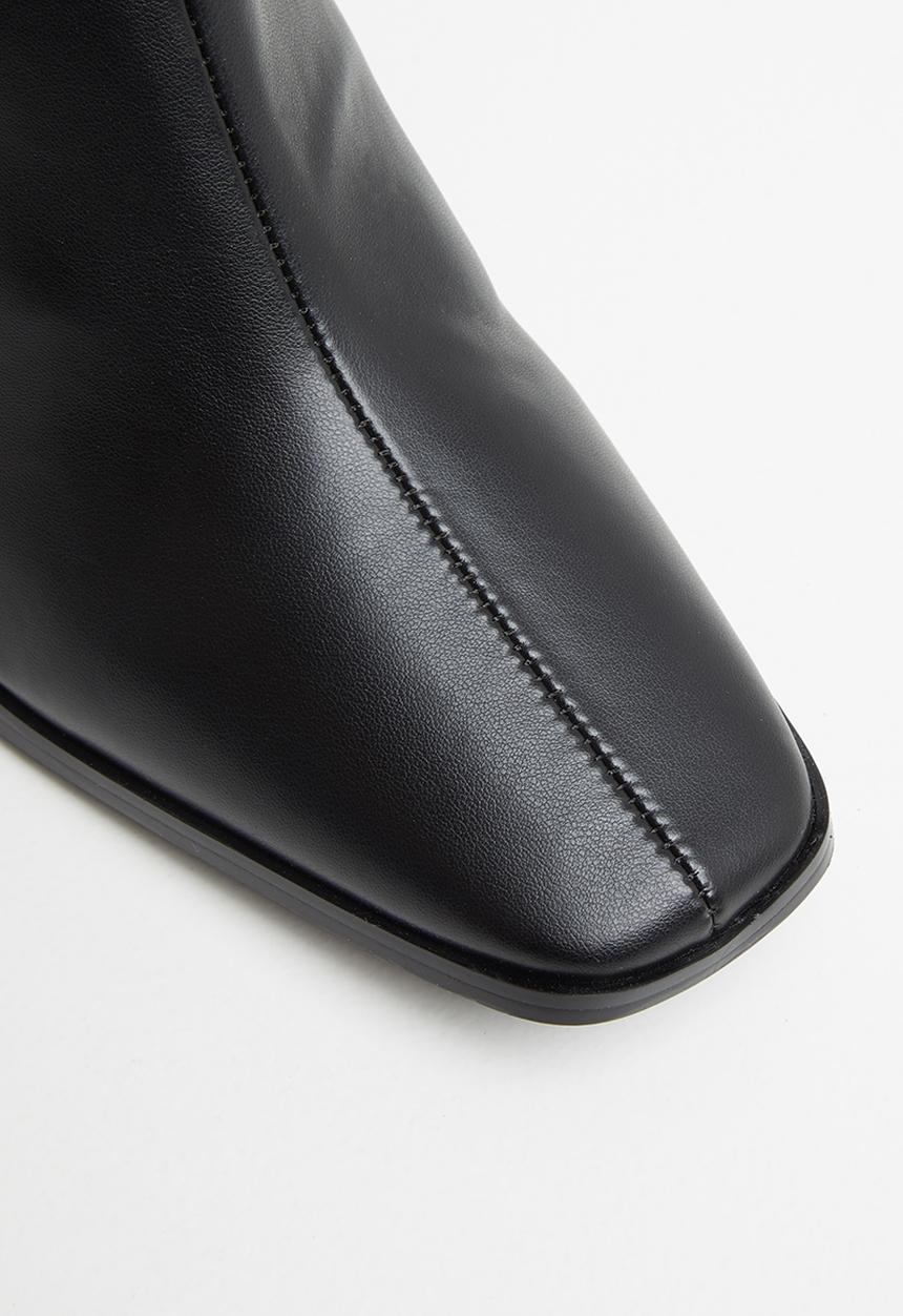 Z_Code_Z - Lulu square toe ankle boot - black