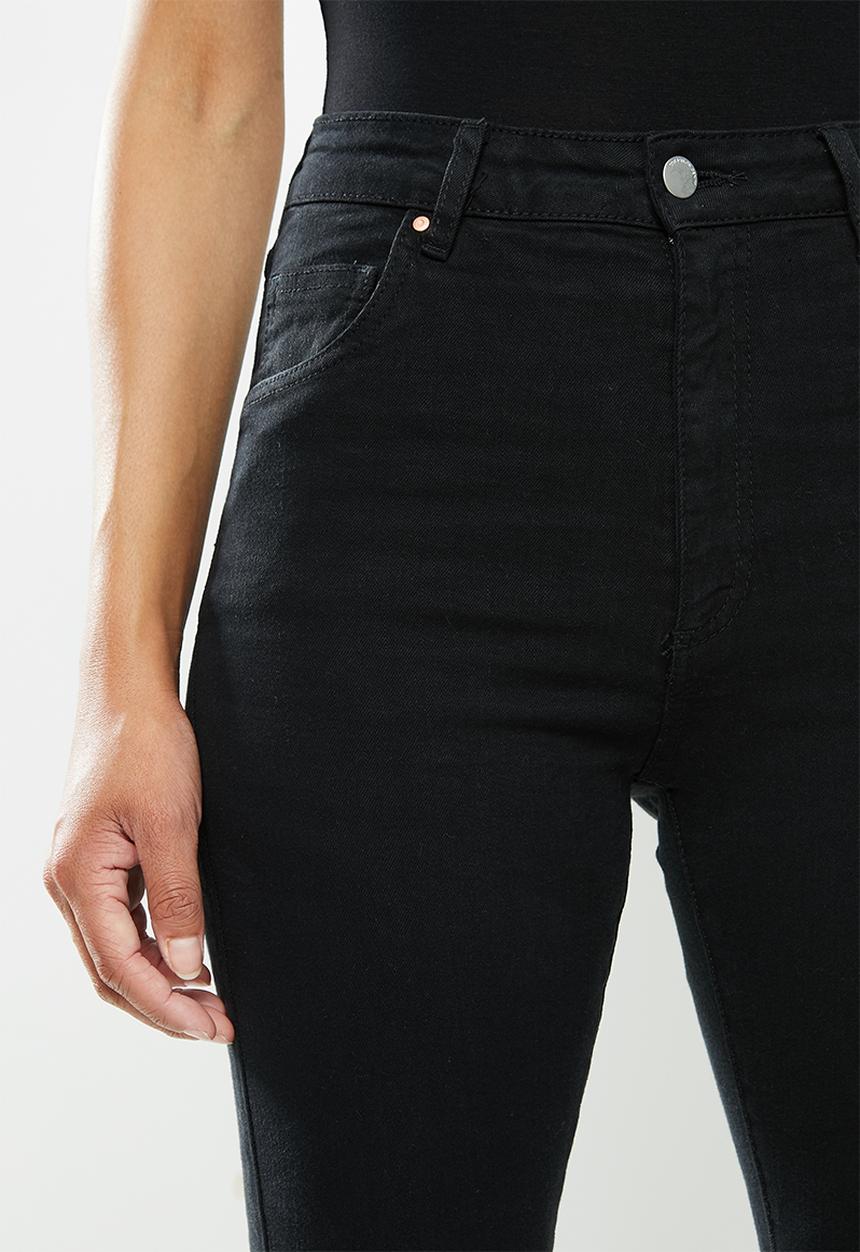 Cotton On - High rise skinny jeans - black