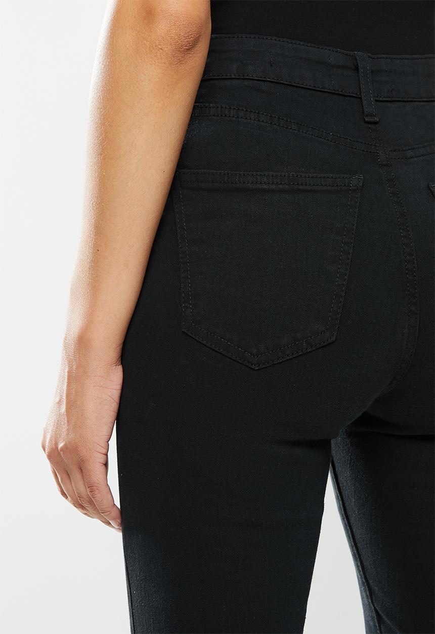 Cotton On - High rise skinny jeans - black