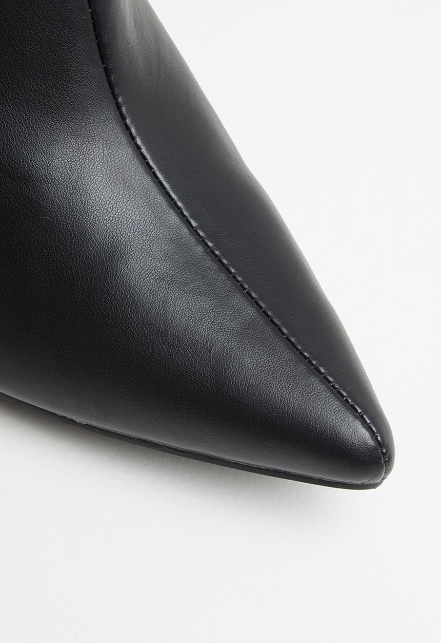 Z_Code_Z - Nuru statement abstract heel boot - black