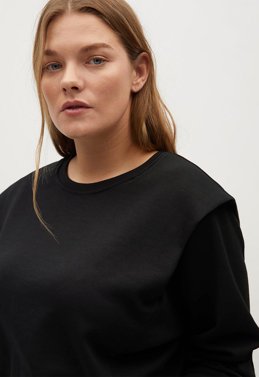 Violeta by Mango - Plus sweatshirt pad - black