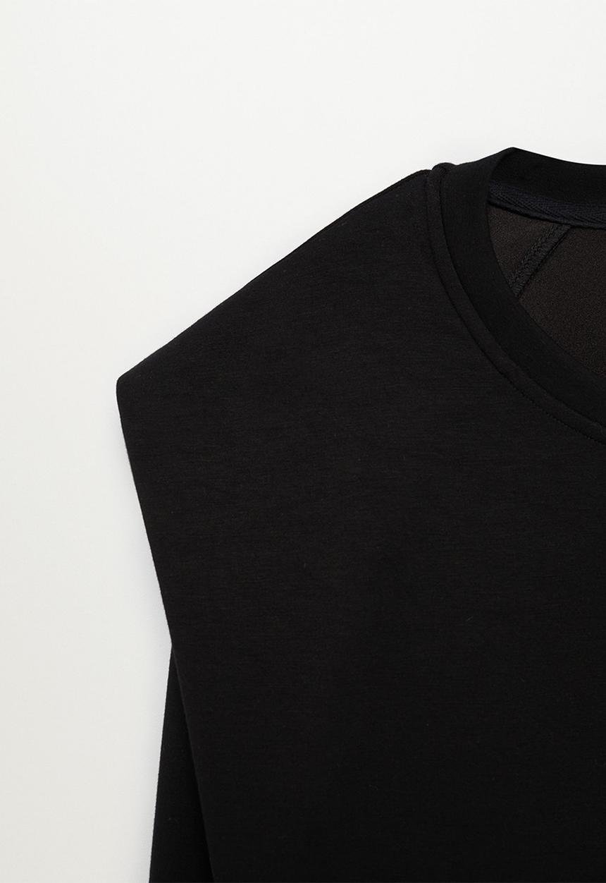 Violeta by Mango - Plus sweatshirt pad - black