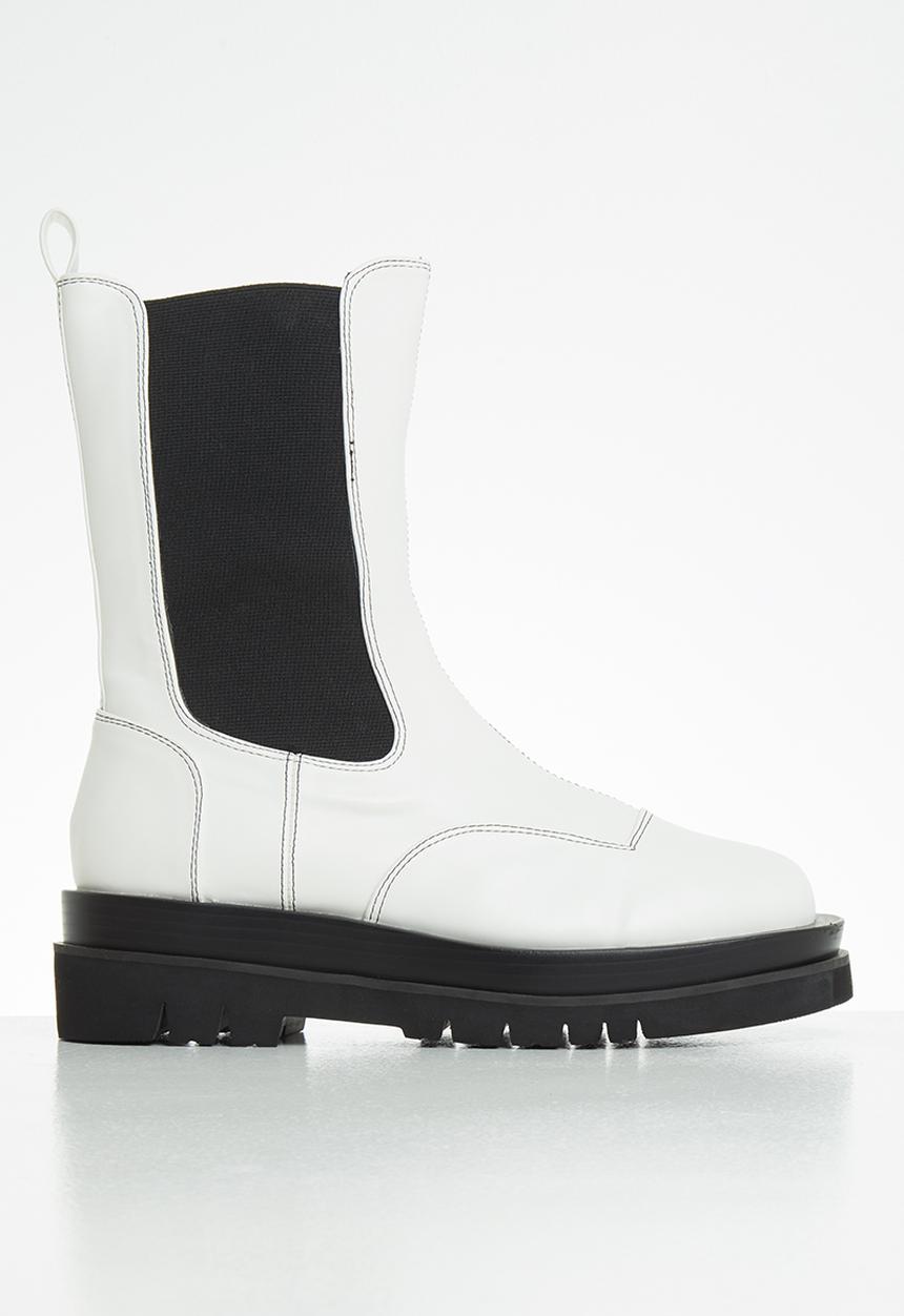 Z_Code_Z - Nora chunky chelsea boot - white