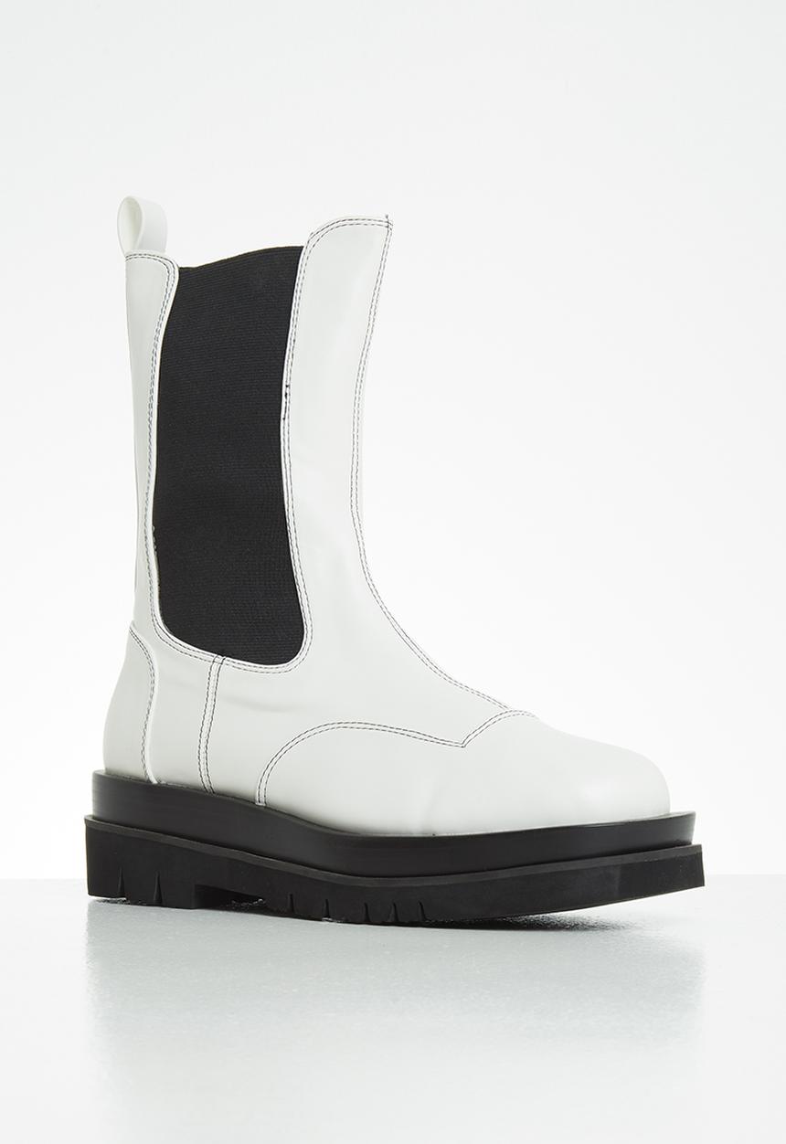 Z_Code_Z - Nora chunky chelsea boot - white