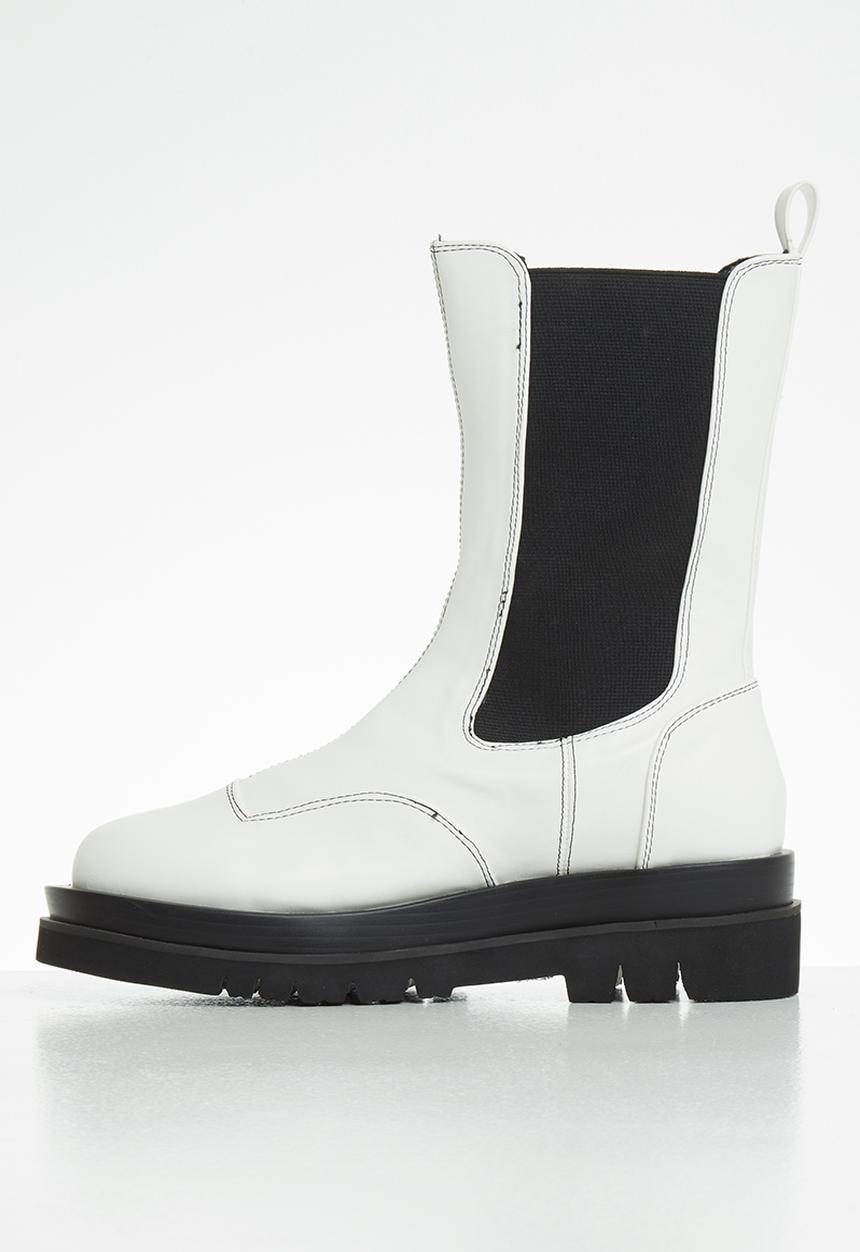 Z_Code_Z - Nora chunky chelsea boot - white