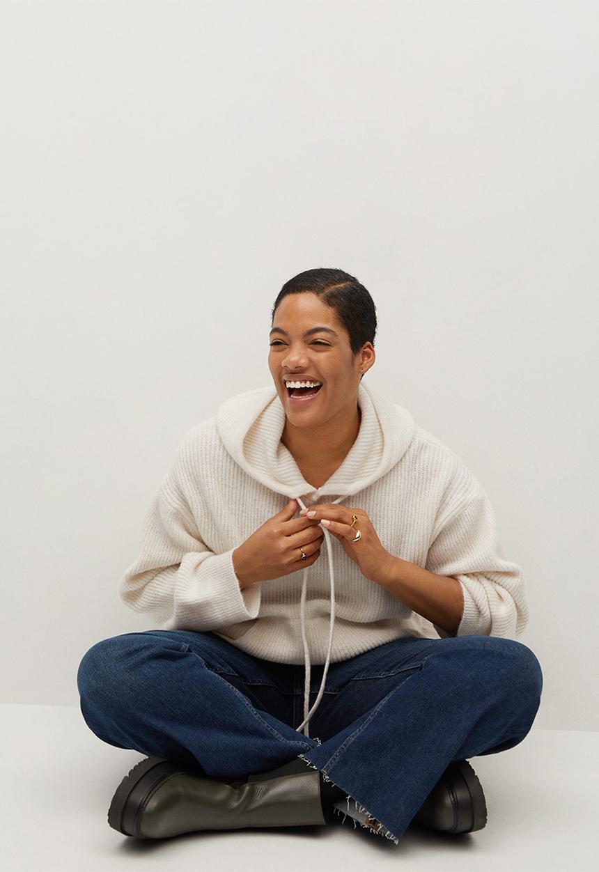 Violeta by Mango - Plus sweater lili - natural