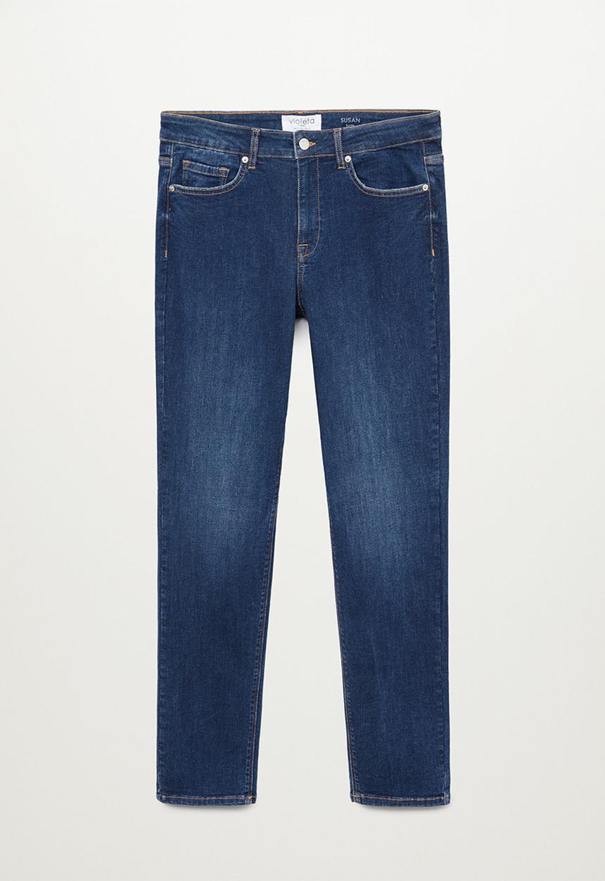Violeta by Mango - Plus jeans susan - open blue
