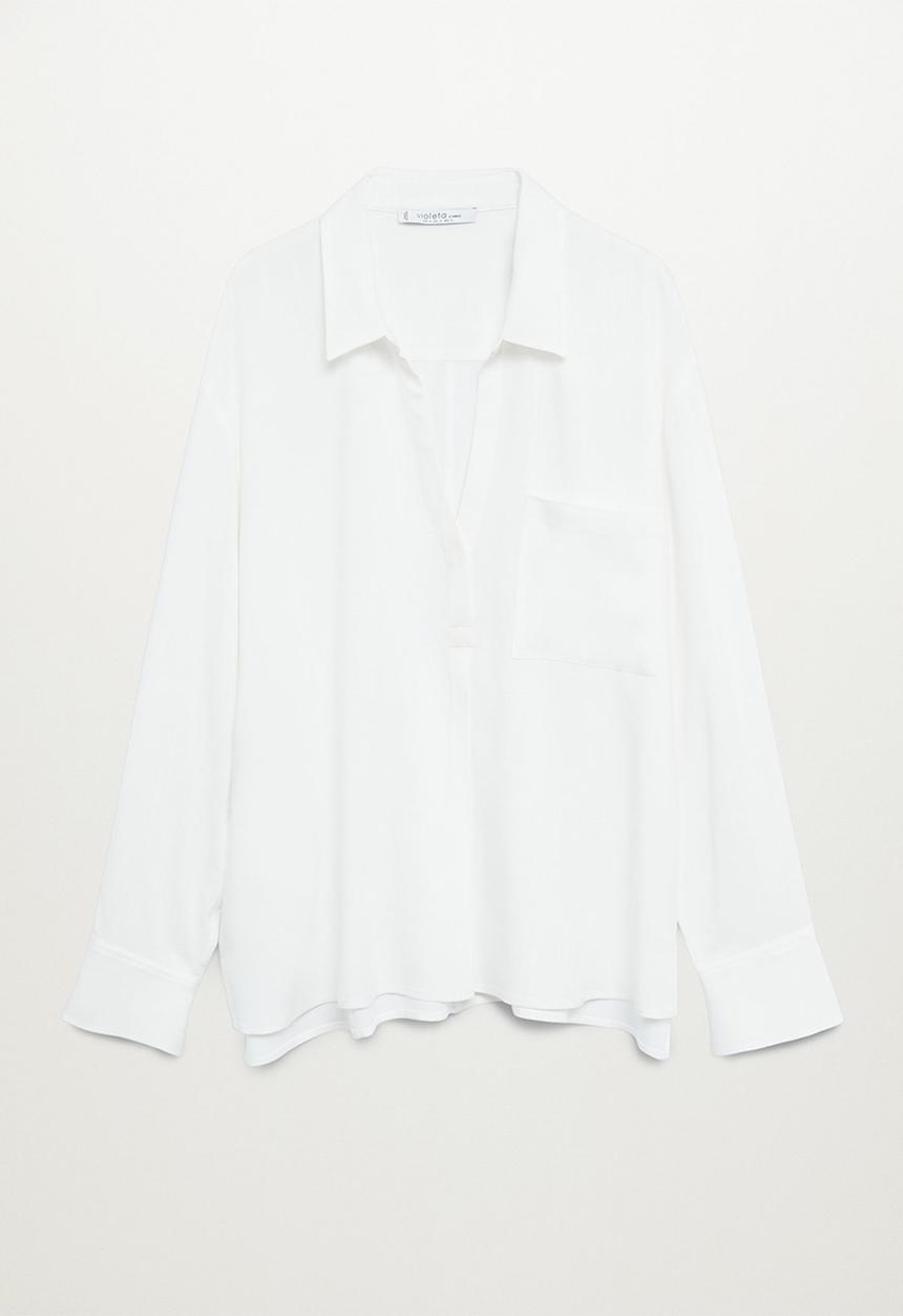 Violeta by Mango - Plus Blouse ruth8 - natural