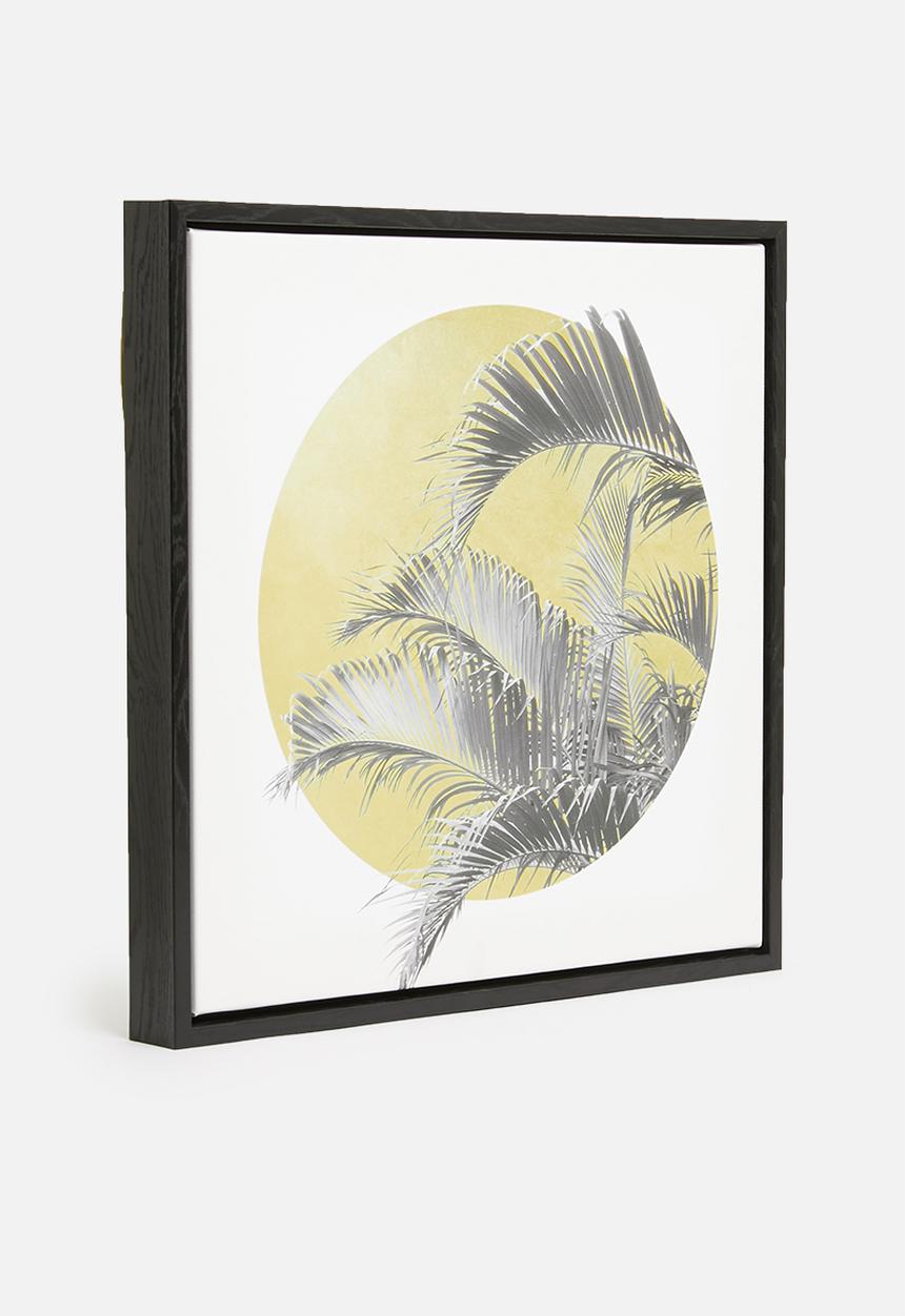 Hertex Haus - Wild coast framed artwork set of 2 - 40x40x4