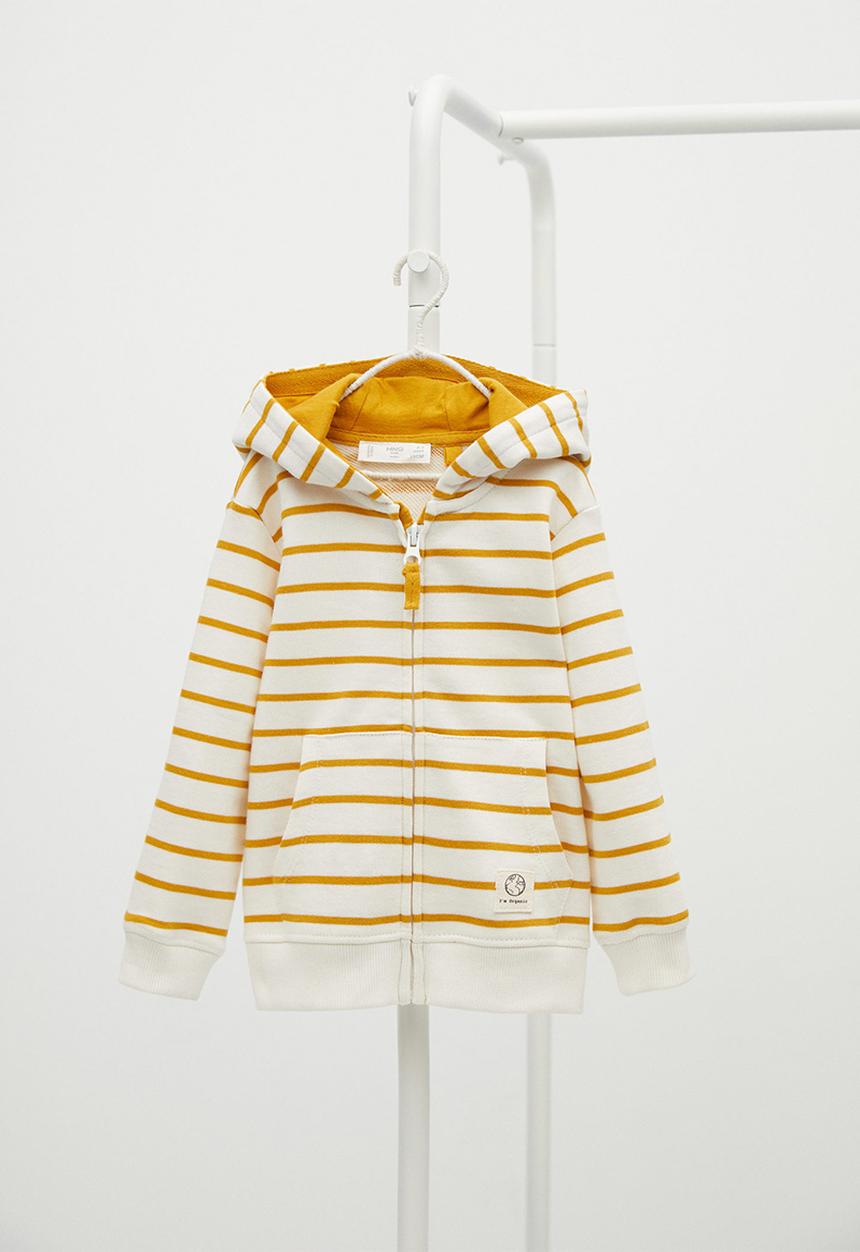 MANGO - Stripes sweatshirt - yellow