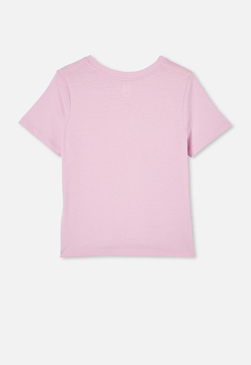 Free by Cotton On - Girls classic short sleeve tee - pale violet