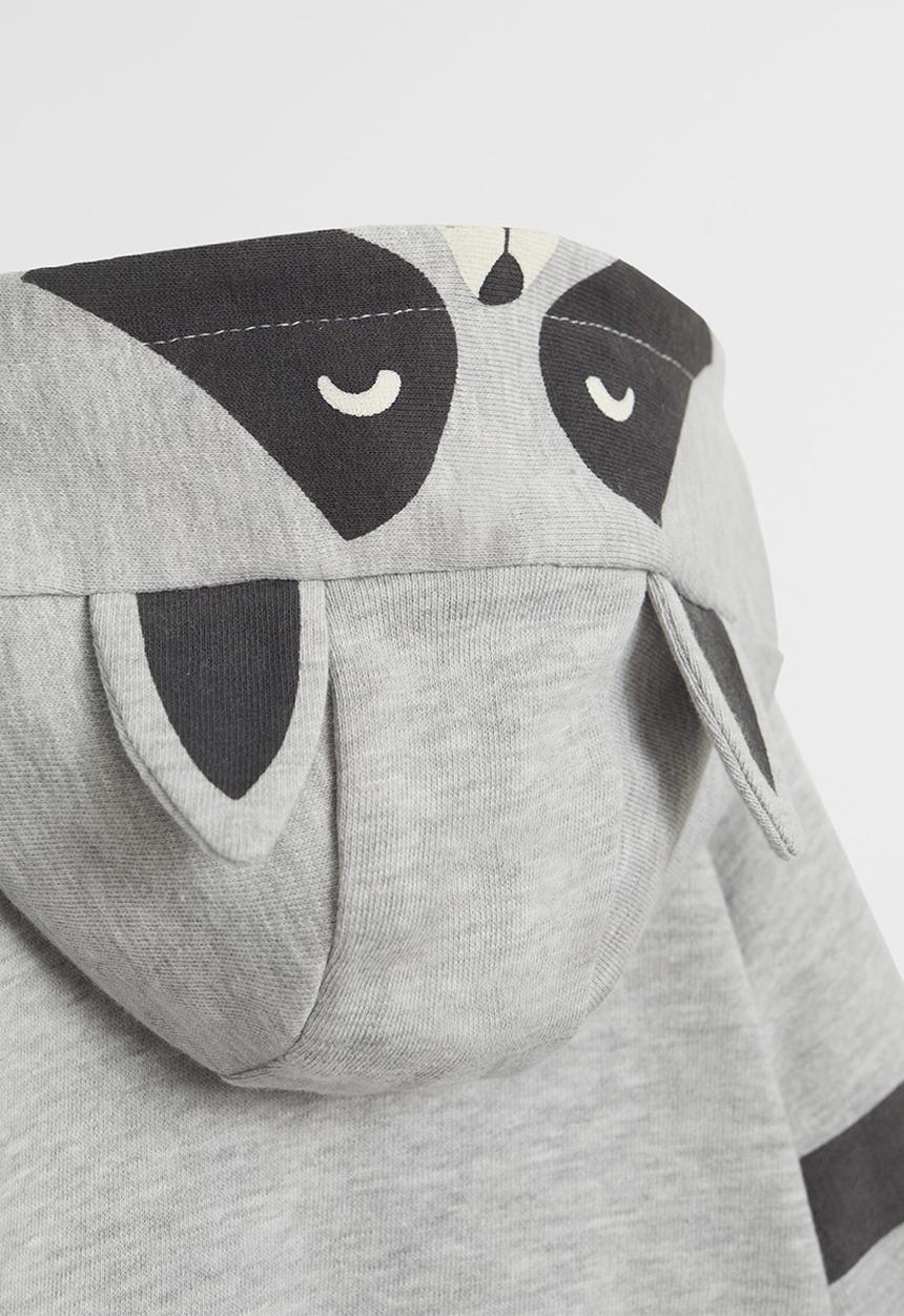 MANGO - Mapache sweatshirt - grey
