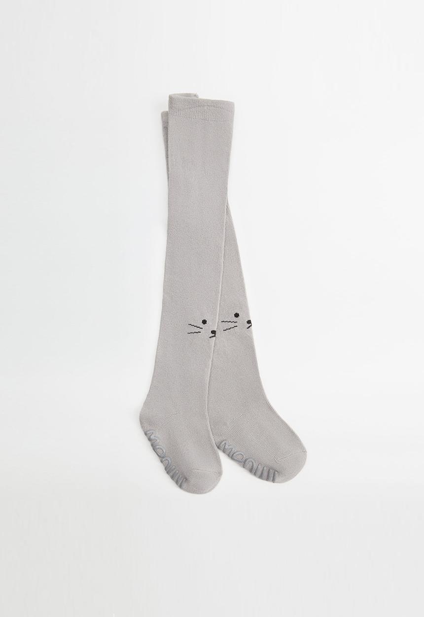 MANGO - Meaow stockings - medium grey