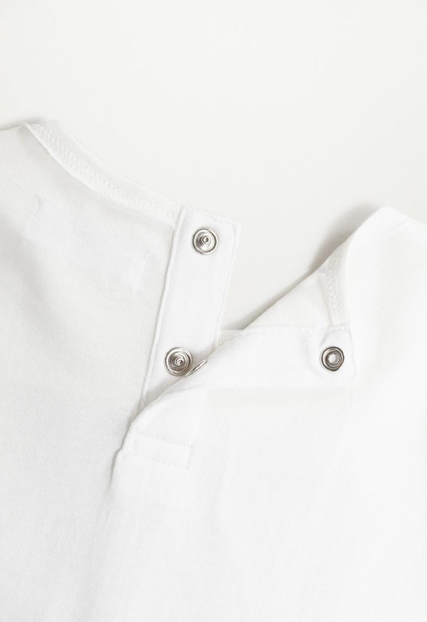 MANGO - Bear long sleeve tee - natural