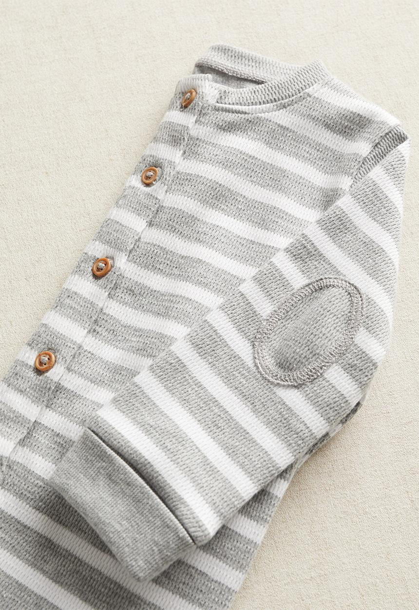 MANGO - Stripe pyjamas - grey