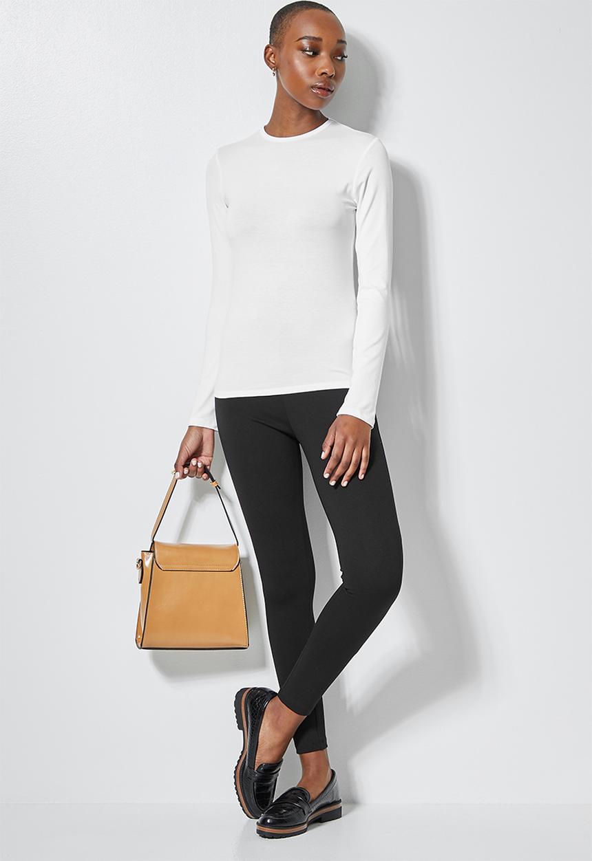 Superbalist - 2 Pack viscose crew neck tops - navy & white