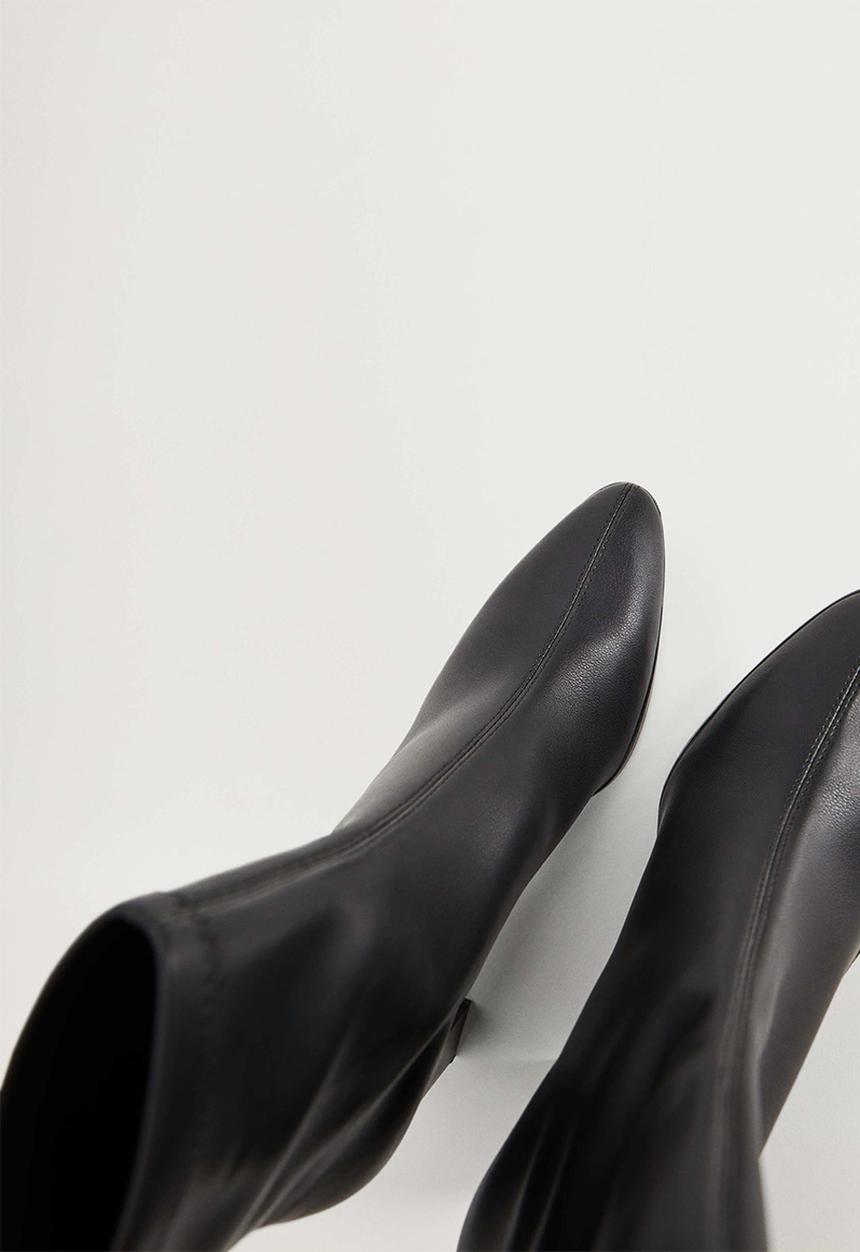 MANGO - Punto ankle boot - black