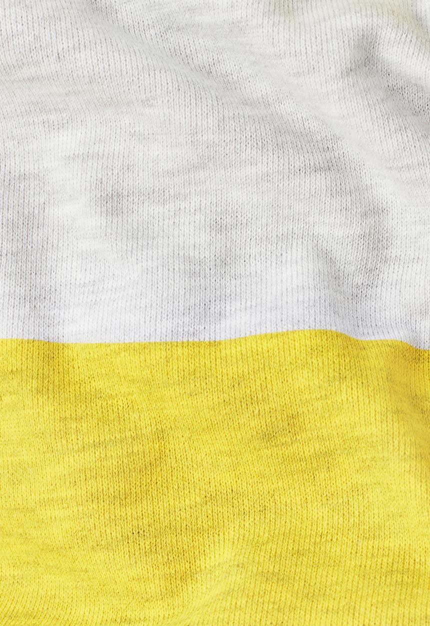 G-STAR - Striped sweater - yellow & white 