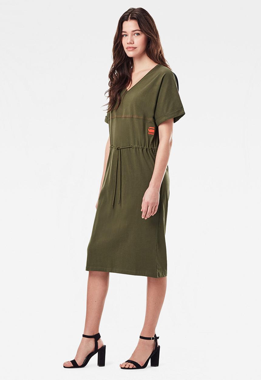 G-STAR - Adjustable waist dress - combat