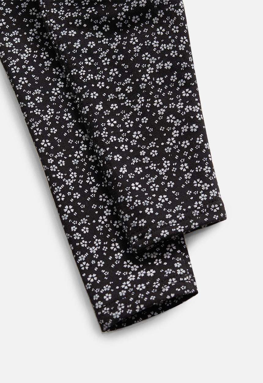 MANGO - Terry patterned leggings - multi