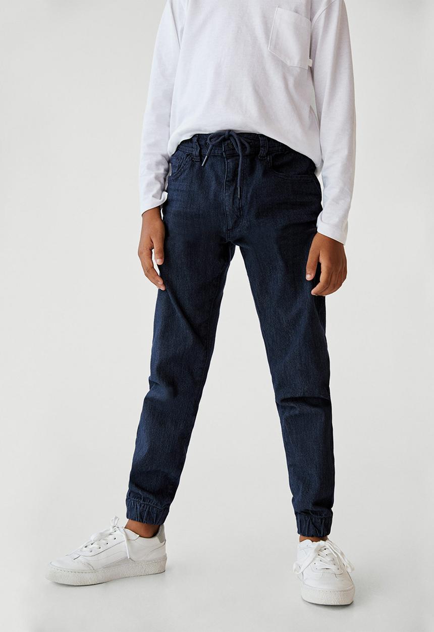 MANGO - Comfyg jeans - blue/black