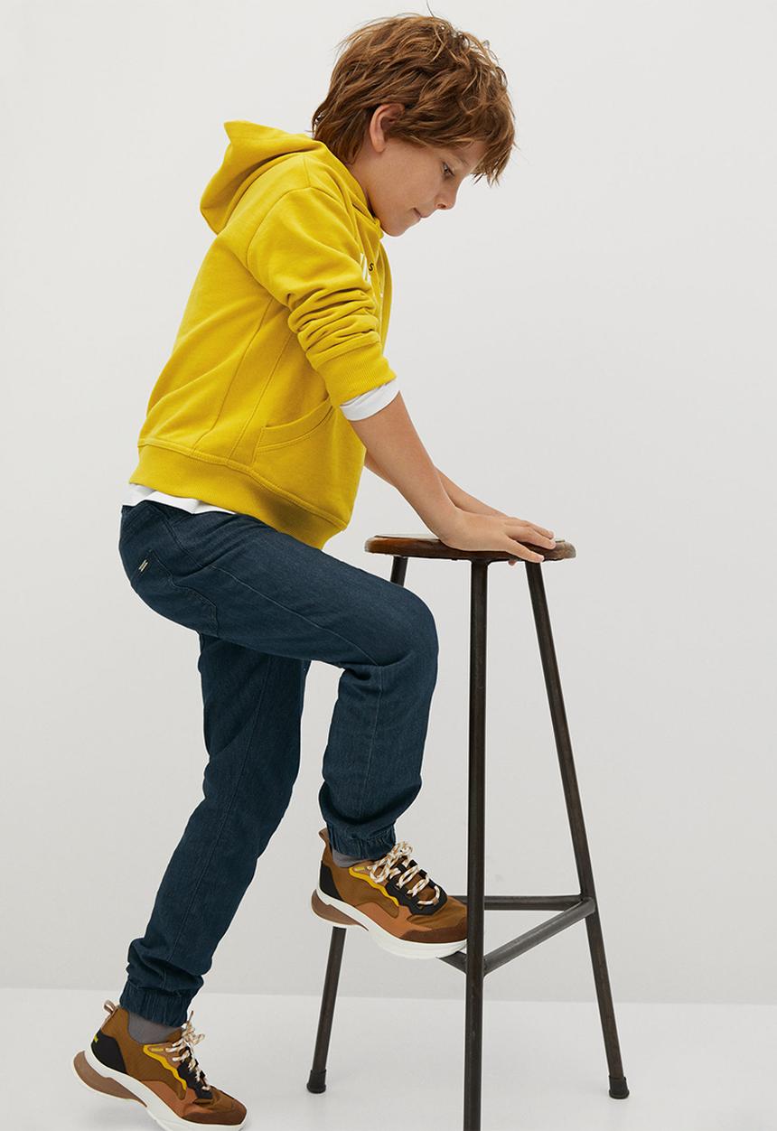 MANGO - Comfyg jeans - blue/black