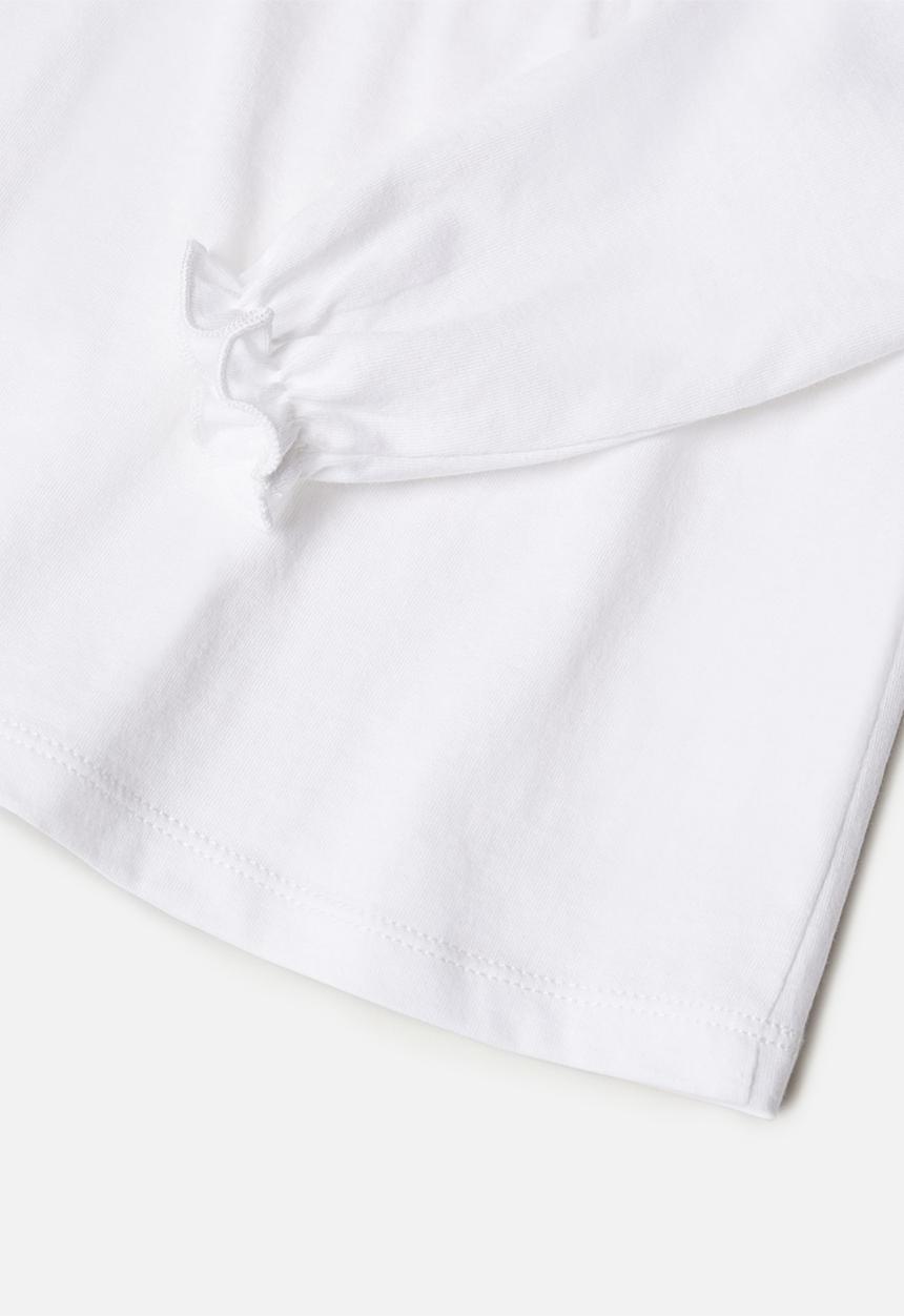 MANGO - Brillo long sleeve tee - natural