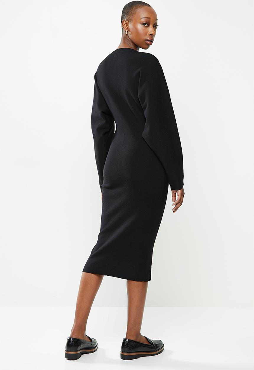 MANGO - Dress skins - black