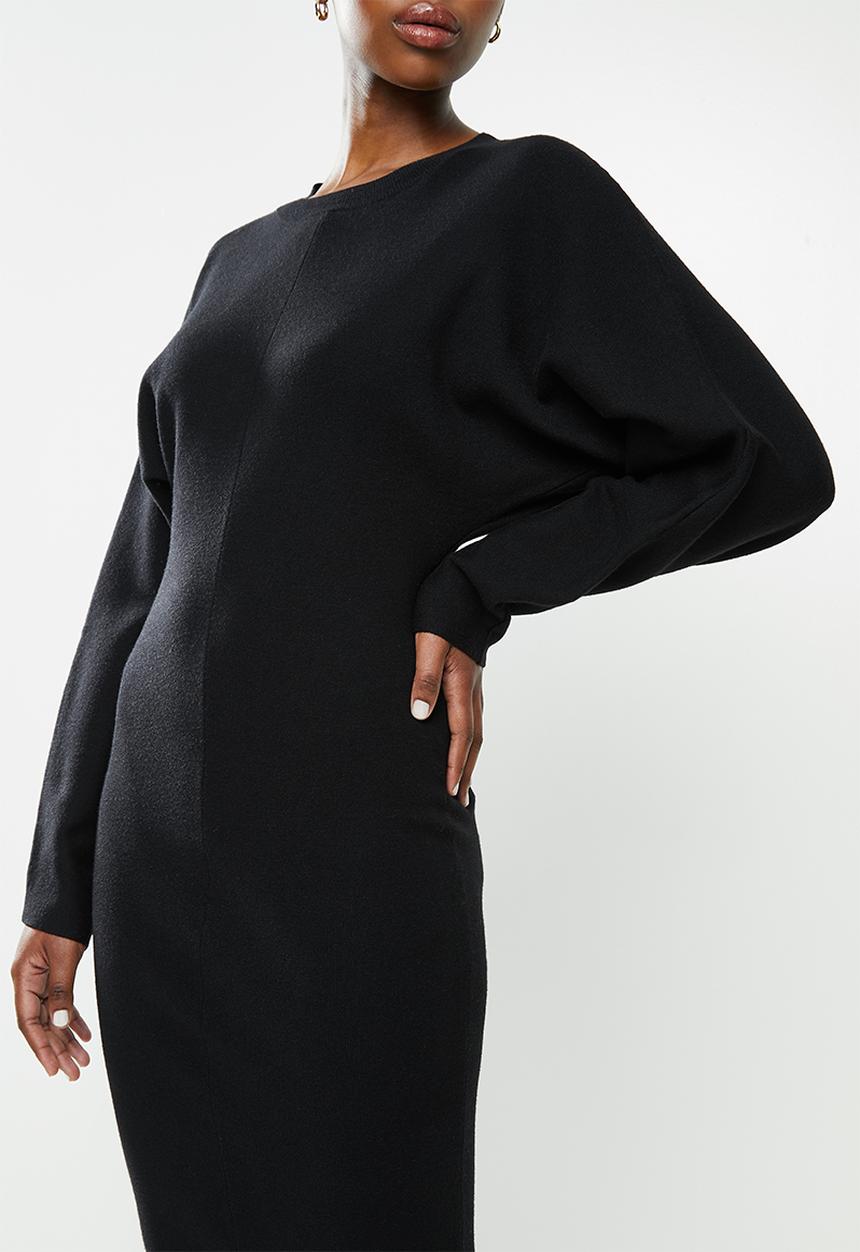 MANGO - Dress skins - black