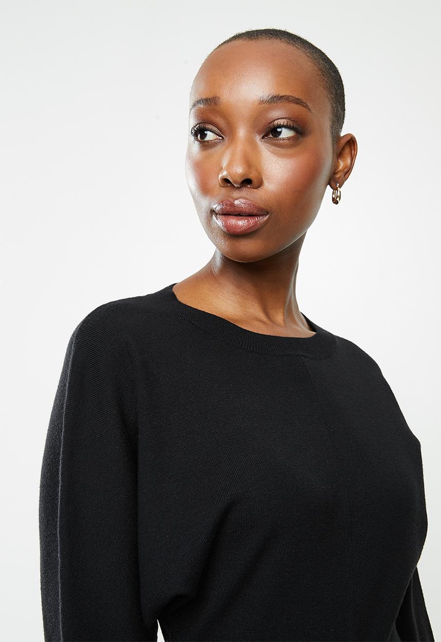 MANGO - Dress skins - black