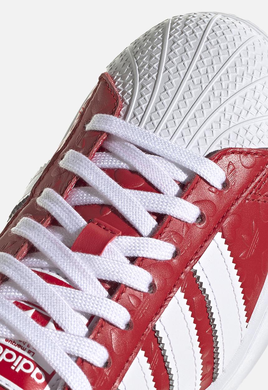 adidas Originals - Superstar bold w - scarlet/core black/ftwr white