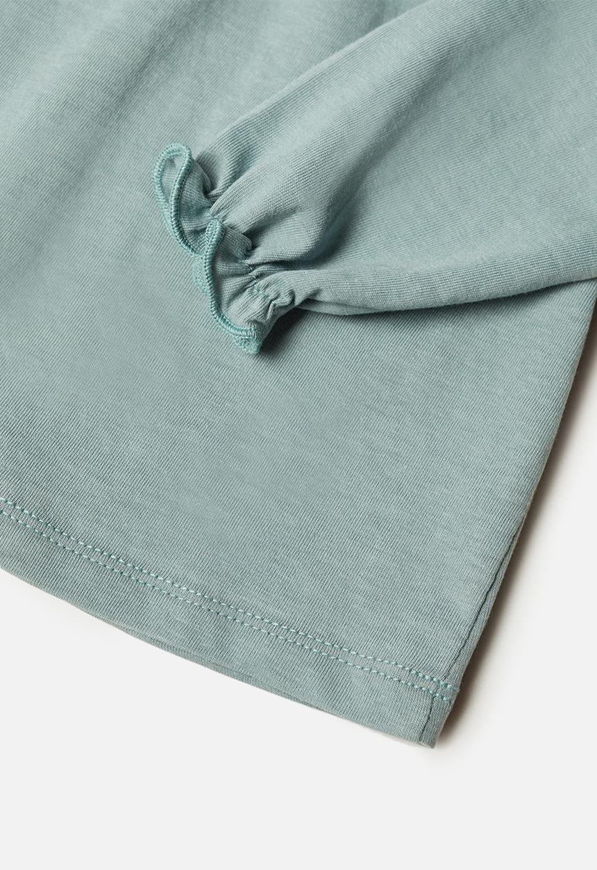 MANGO - Brillo long sleeve tee - green