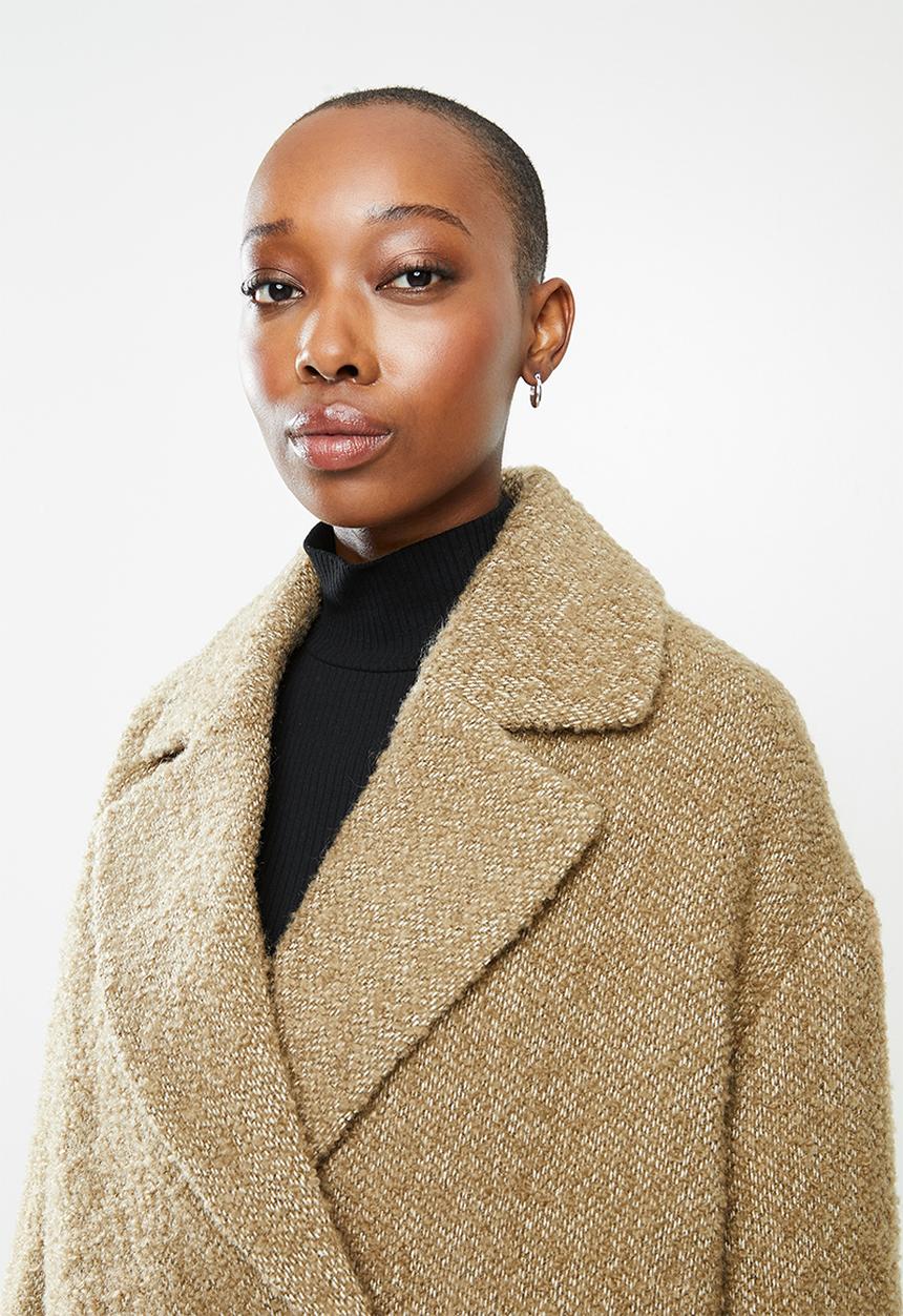 MANGO - Coat fano - brown 