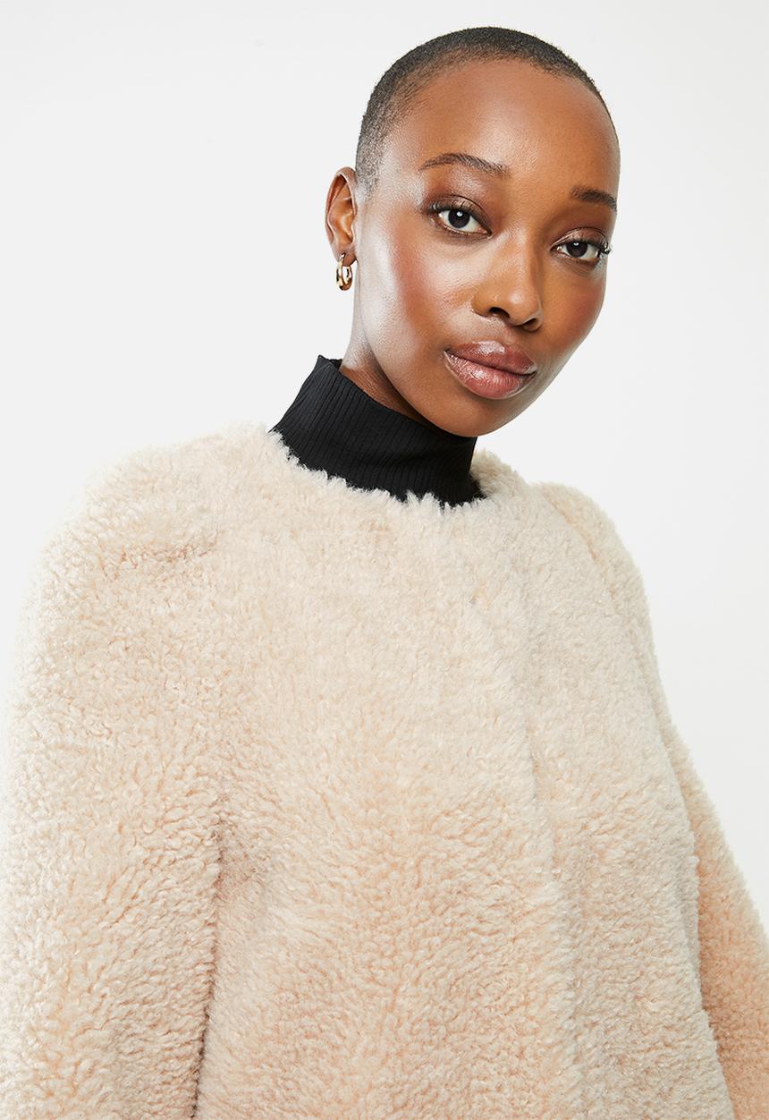 MANGO - Coat rihanna - beige 