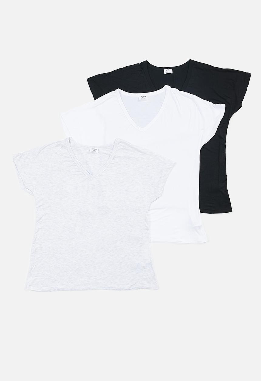 Cotton On - Maternity karly short sleeve top_ 3 pack - multi 