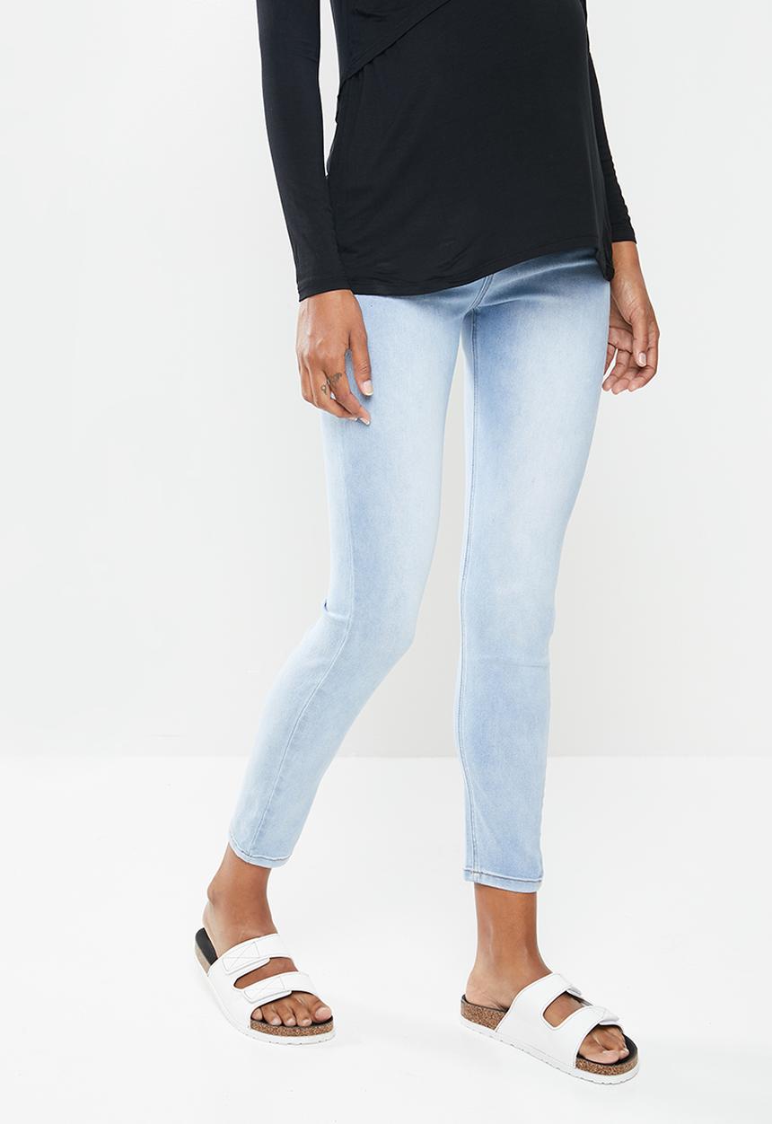 Cotton On - Maternity super stretch jeans under belly - blue