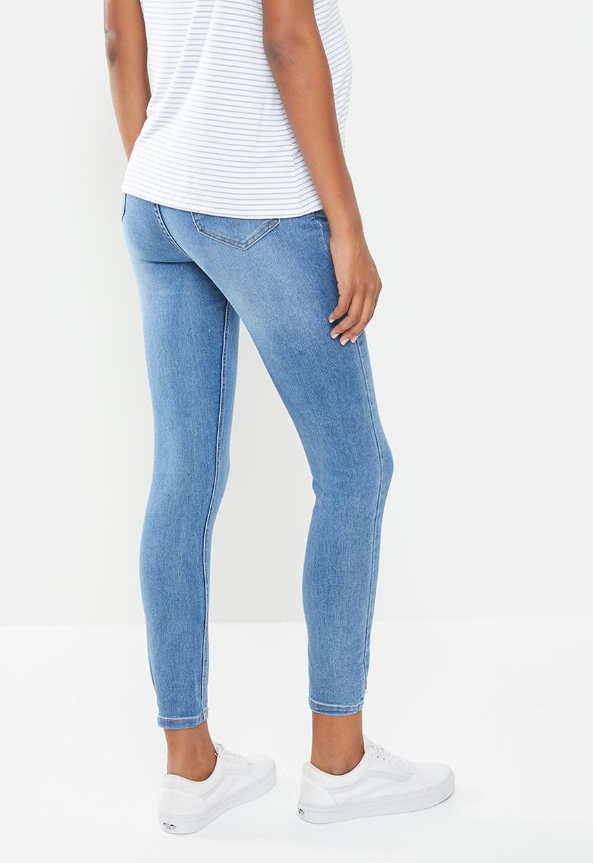 Cotton On - Maternity super stretch jeans under belly - blue