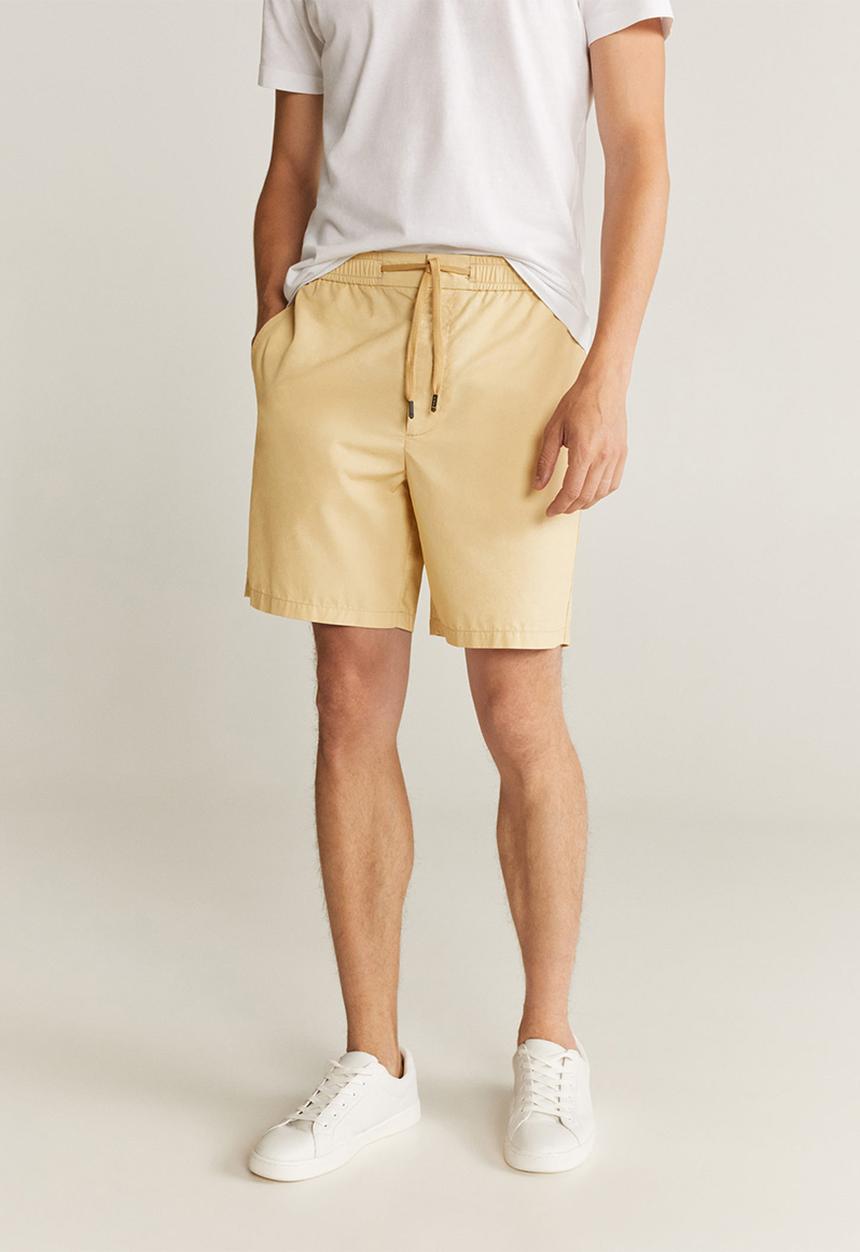 MANGO - Rafa bermuda shorts - yellow