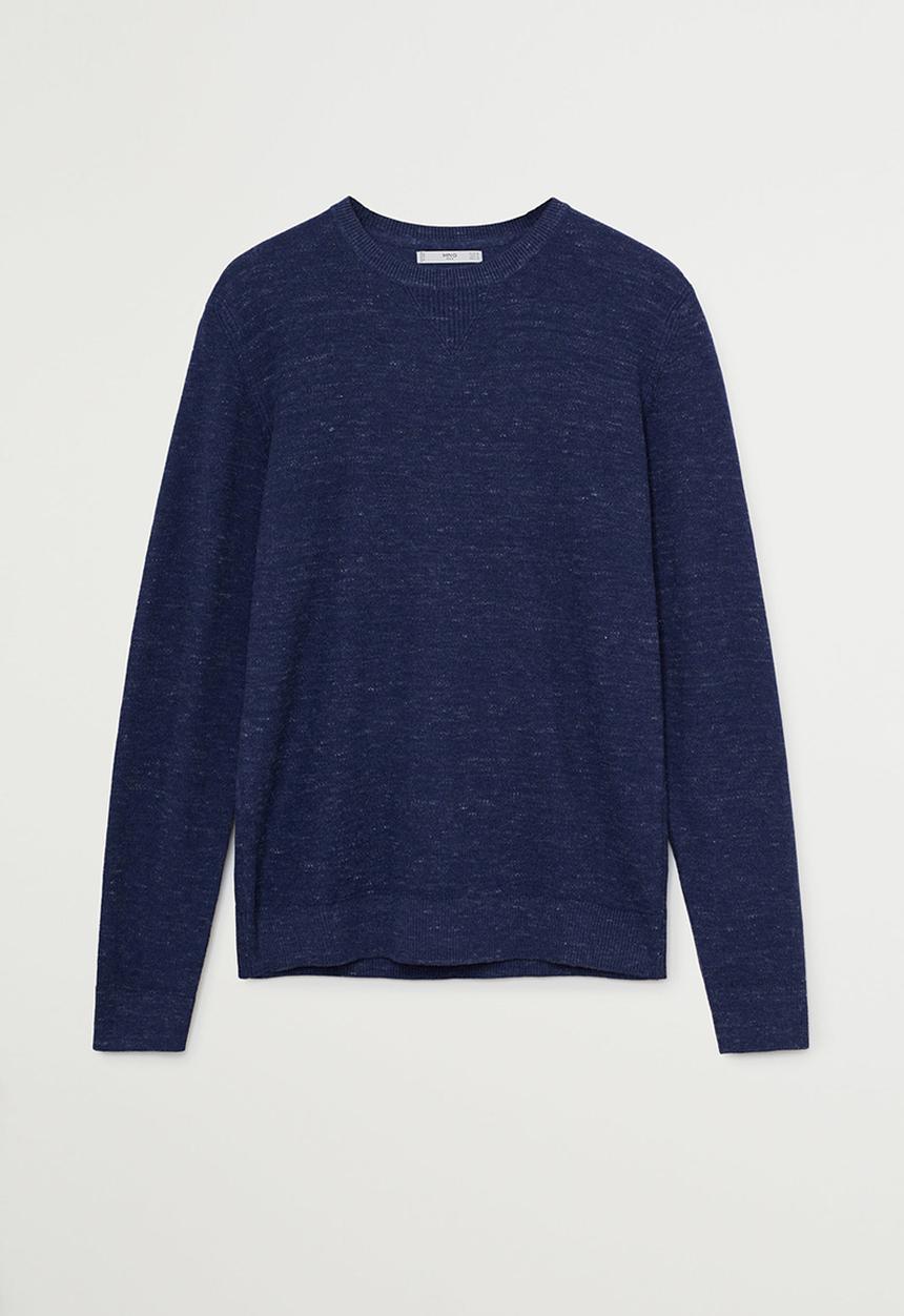 MANGO - Antigua sweater - navy