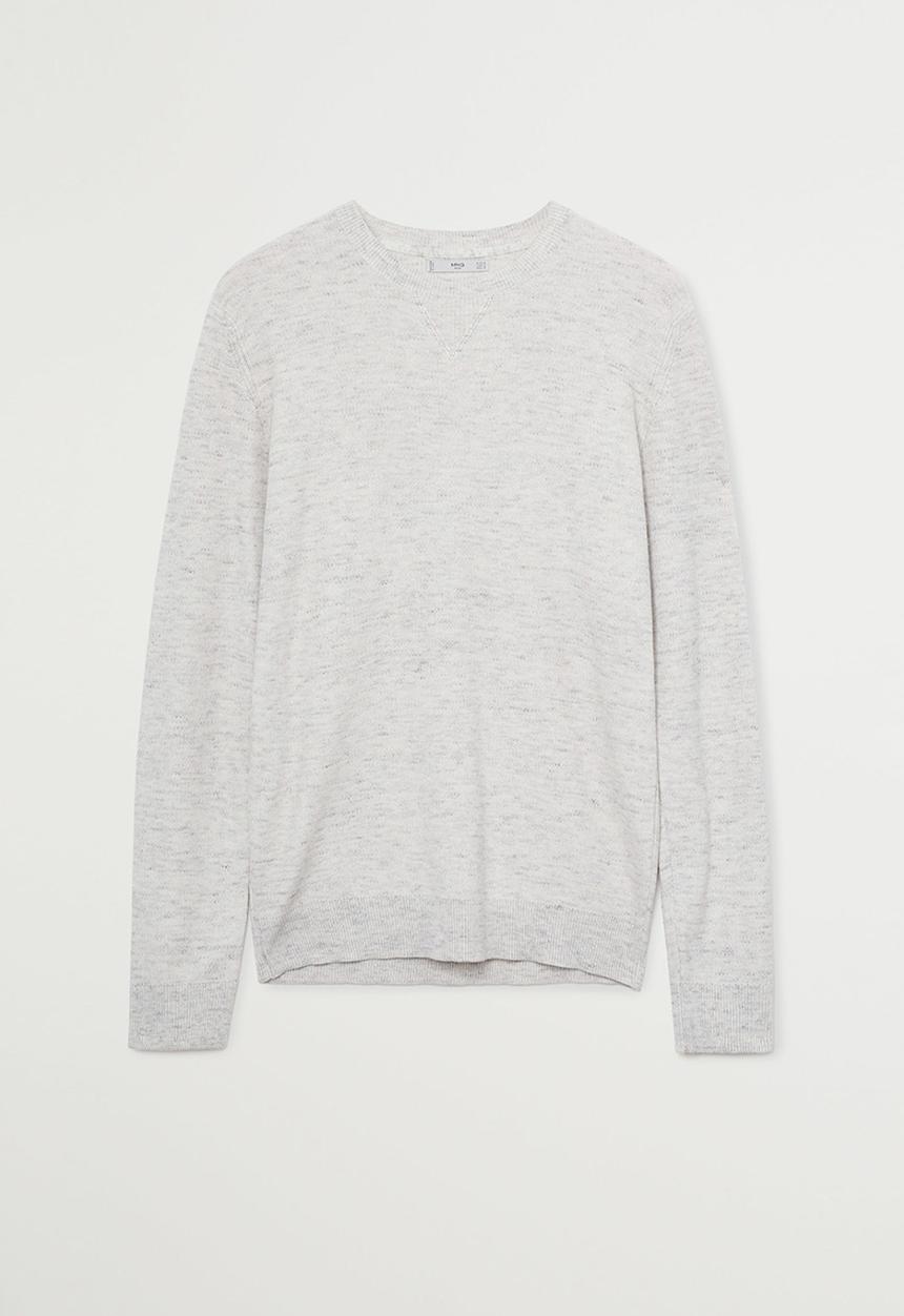 MANGO - Antigua sweater - light beige